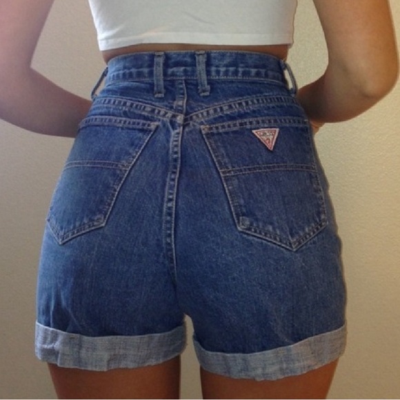 Guess | Shorts | Guess Vintage High Rise Denim Shorts 24 | Poshmark